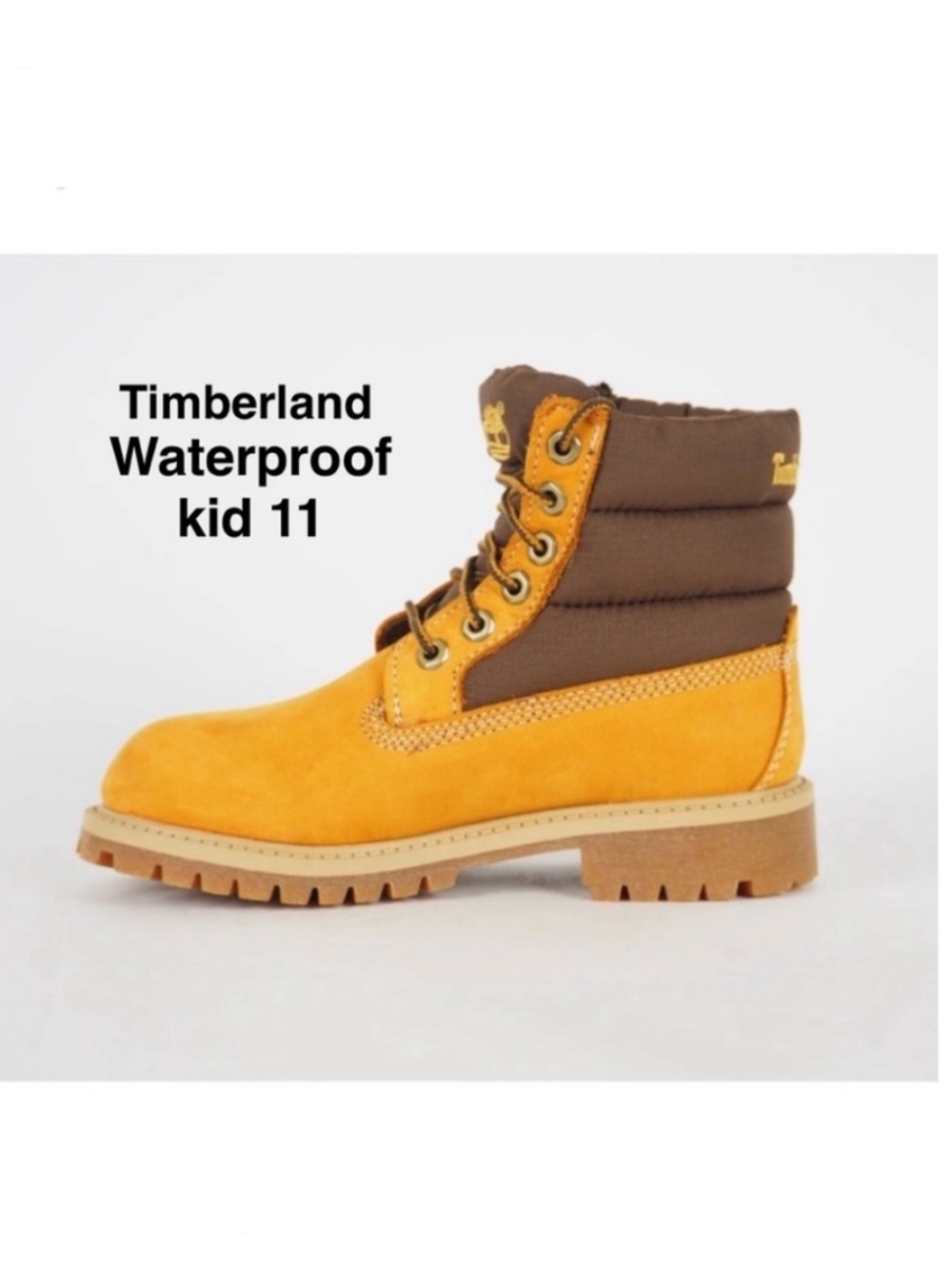 Timberland Unisex Kids' 6-Inch Classic Waterproof Boot  Kids’ US11 wheat